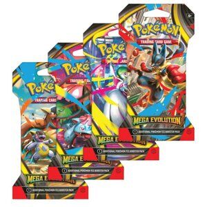 Pokemon Mega Evolution Base Set Sleeved Booster Pack New Factory Sealed On Hand!